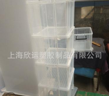 定制PP收纳箱注塑模具开模加工 上海模具加工厂家