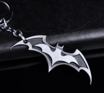 欧美电影复仇者联盟蝙蝠侠大战超人合金汽车钥匙扣男挂件批发