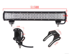 跨境货源 126W LED light bar 双排高亮工作灯 越野车中网改装灯