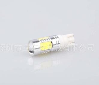 厂家供应大功率T10示宽灯7.5W 带透镜 t10 cob 7.5W示宽灯转向灯