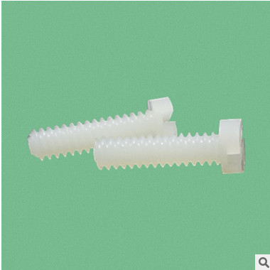 塑料螺丝 一字螺丝 美制 塑胶尼龙螺栓 平头一字螺丝6-32*1/2
