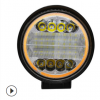 跨境专供 LED工作灯 新款72W圆形带光圈 蓝色 黄色 红色