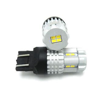 LED车灯 白黄双色转向灯 7443 T20 3020 12SMD 转向日行灯