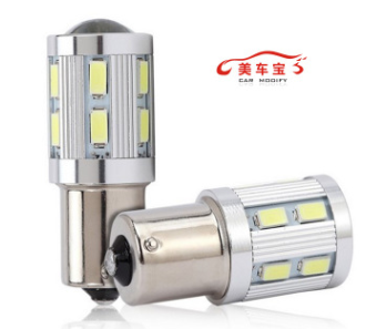 汽车led倒车灯1156 刹车灯/ 5730 12SMD+1CREE 白光银锋12+1