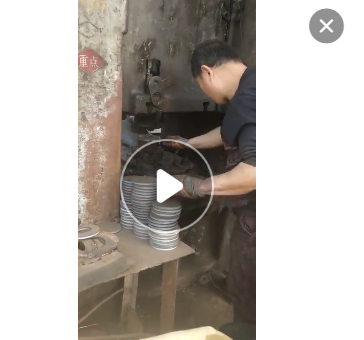 厂家直销法兰 大口径锻打法兰毛坯法兰 碳钢冲压法兰盘耐抗压图1