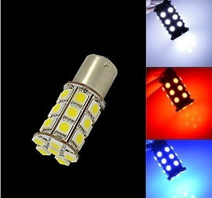 1156 1157 T20 T25 BA15D 27SMD LED 5050 倒车灯刹车灯转向灯