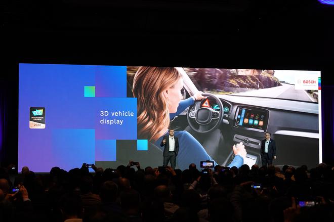 2020CES:博世发布虚拟遮阳板等诸多黑科技