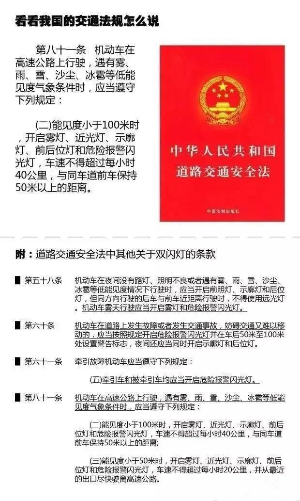暴雨天开双闪会被罚吗 双闪灯应该怎么用?