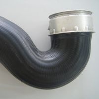 黑色天然橡胶增压管 50mm橡胶增压管耐高温橡胶管大众增压管