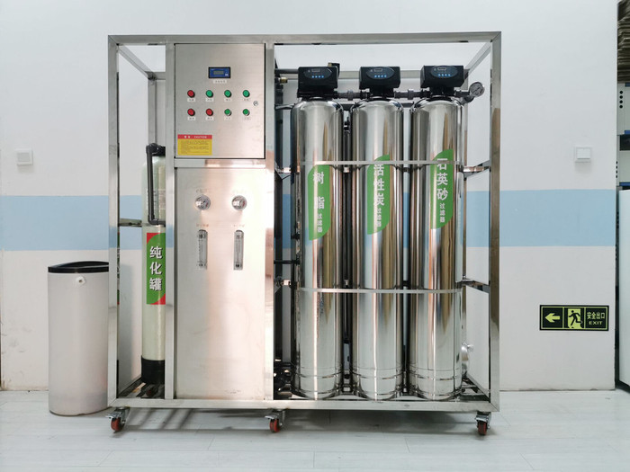 0.5吨每小时反渗透加EDI超纯水机 防冻液生产设备用水