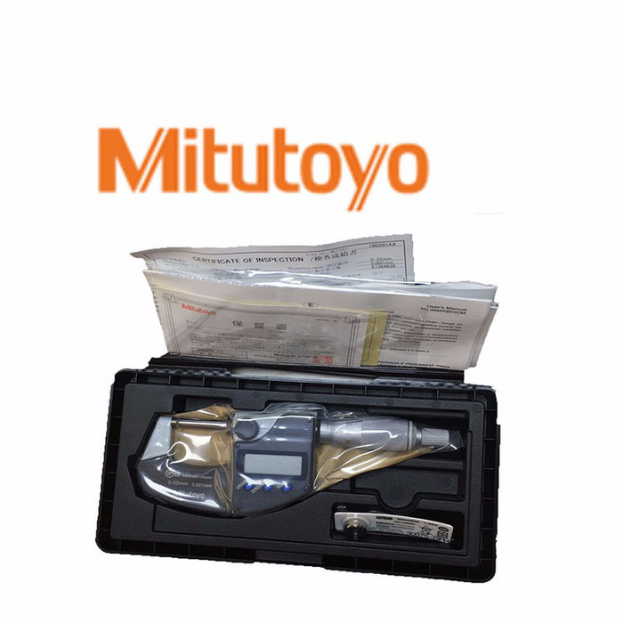 Mitutoyo/三丰 293系列/防冷却液千分尺/数显外径千分尺0-25mm/防尘/防辐射的