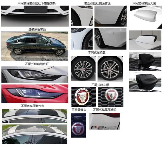 配置进行升级 新款捷豹XEL申报图曝光