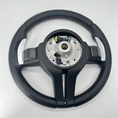 适用于宝马M5 M6 F10 3系5系F10F07F18F30F35F34老款丁字裤方向盘图2