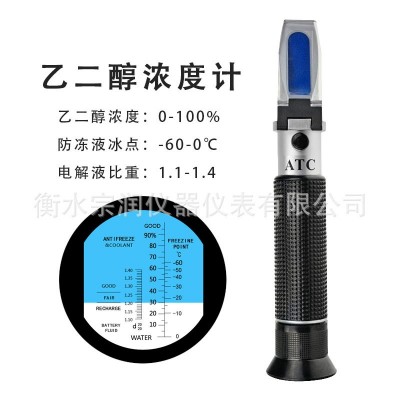 供应安源多种防冻液冰点仪 电池液检测仪图4