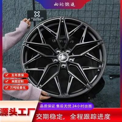 向轮锻造铝合金轮毂万吨锻造轻量化18寸19寸20寸21寸厂家直供图2