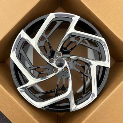 万吨锻造21寸22寸轮毂适用于极氪01抛光套色左右旋万吨锻造轮毂图3