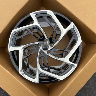 万吨锻造21寸22寸轮毂适用于极氪01抛光套色左右旋万吨锻造轮毂图5