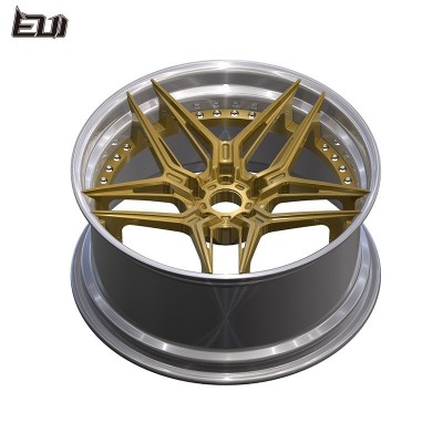 恩之伟汽车轮毂20寸21寸两片式锻造轮毂轮圈适用各种车型厂家供应图3