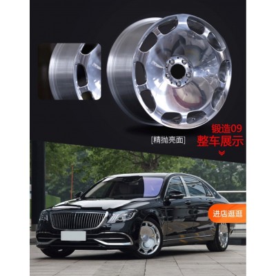 适用于奔驰锻造轮毂18 19 20寸 C200AMG E300 GLC GLE 迈巴赫改装图4