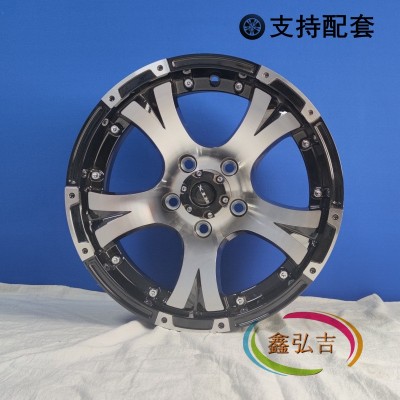 15寸拖挂房车轮毂 5*114.3 黑色亮面 适配轮胎195/70R15C图3