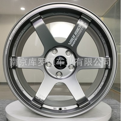 库罗德哑光灰车轮锻造车轮铝合金材质轿车车轮皮卡车卡车车轮dz尺图3