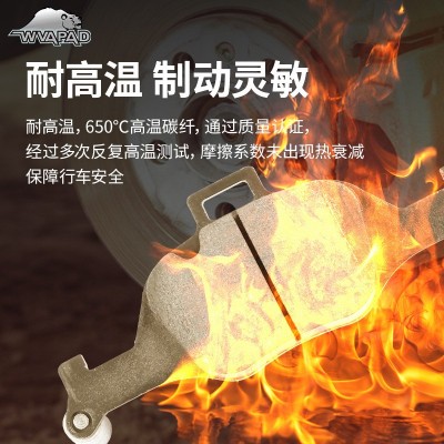 陶瓷刹车片适用本田飞度奥德赛雅阁八代九代冠道思域汽车配件摩擦图2