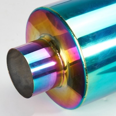 汽车不锈钢排气管单管烤蓝尾喉汽车排气管汽车配件消音器厂家直供图4