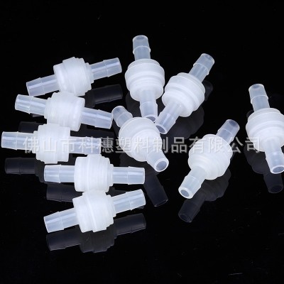 塑料单向阀阀芯低压单向阀汽车改装塑料逆止阀直通式截止阀止回阀图2