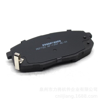 汽车刹车片D1397适用于现代悦动 厂家制造低密度不掉灰陶瓷摩擦片图5