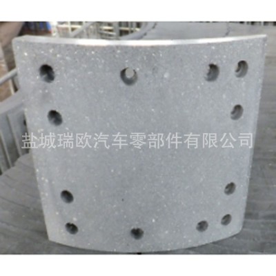 重型卡车刹车片制动蹄摩擦片,制动衬片brake lining WVA 19036/37