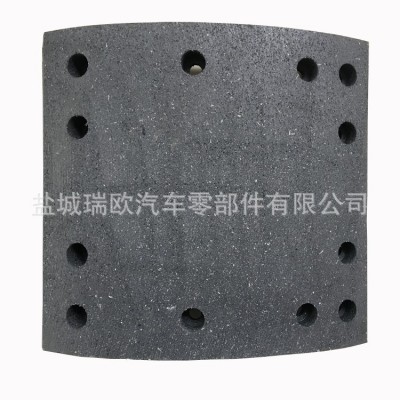 重型卡车刹车片制动蹄摩擦片,制动衬片brake lining WVA 19036/37图5