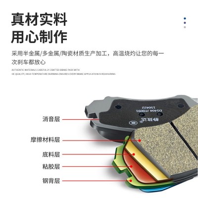 .厂家供应 D822汽车刹车片 半金属制动摩擦片多种材质型号欢迎咨图4
