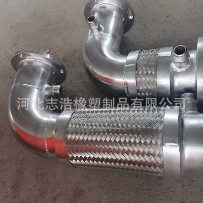 不锈钢汽车排气金属软管减震汽车排气波纹管配件排气管件图5
