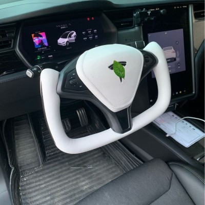 工厂批发适用于14-21款特斯拉model S X yoke 方向盘个性改装