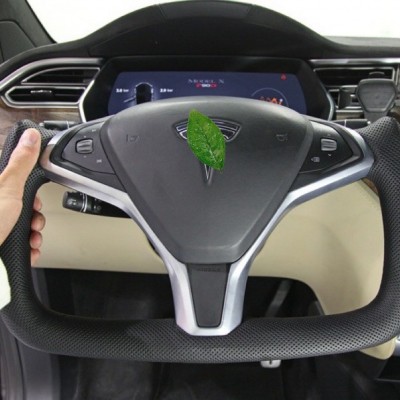 工厂批发适用于14-21款特斯拉model S X yoke 方向盘个性改装图4