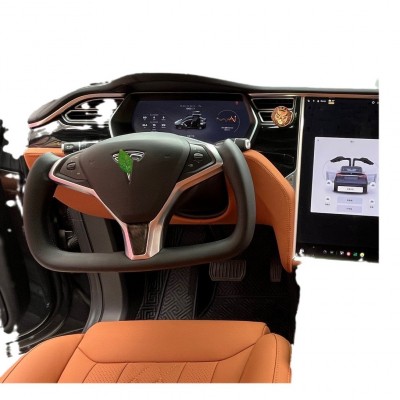 工厂批发适用于14-21款特斯拉model S X yoke 方向盘个性改装图5