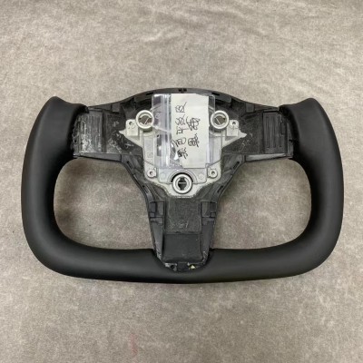 适用特斯拉yoke方向盘工厂改装model 3/Y 厂家直销碳纤维飞机盘图3