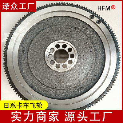 日系卡车汽车飞轮厂家加工飞轮发动机配件飞轮齿轮传动件图3