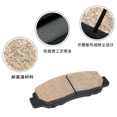 适用斯巴鲁森林人傲虎力狮XV驰鹏专用前后轮原装陶瓷刹车片