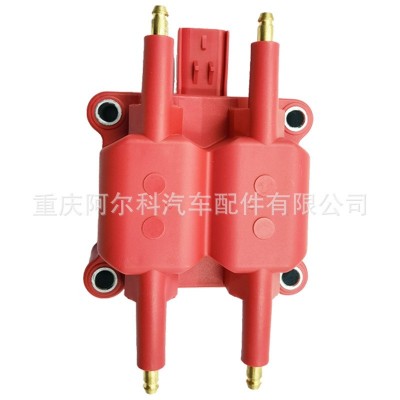 红色高能点火线圈高压包适用于海马奇瑞MINI克莱斯勒力帆UF189图5
