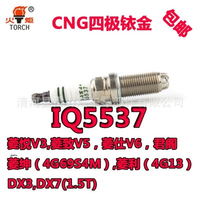适配东南菱悦V3菱致V5仕V6得利卡DX3DX7天然气油气两用铱金火花塞图3