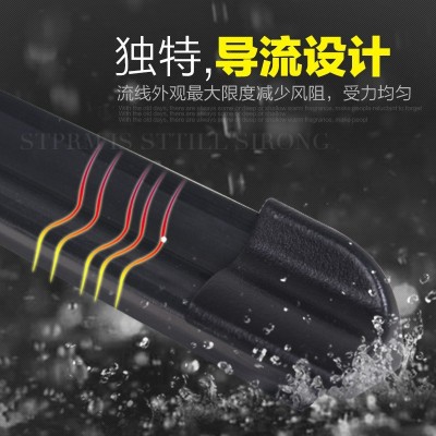 博世一代无骨汽车雨刷器静音A胶条通用U型无骨雨刮器厂家批发直销图3