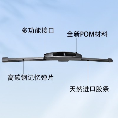 适用大众途安捷达途观高尔夫探歌无骨多功能后雨刮器厂家直供雨刷图2