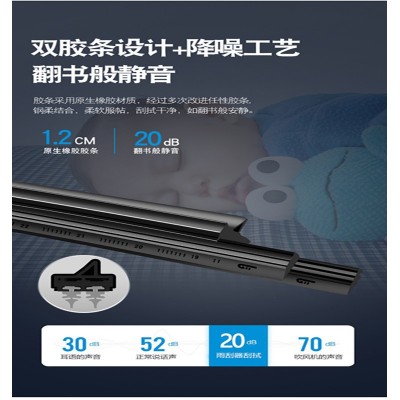 新型双刮条雨刮器适用于沃尔沃XC40雨刮片雨刷无骨雨刷图3