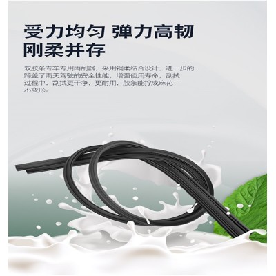 新型双刮条雨刮器适用于斯柯达科迪亚克雨刮片雨刷无骨雨刷图5