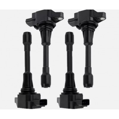 4 件点火线圈适用于日产 Versa 2012 1.8L 2012-2019 1.6L